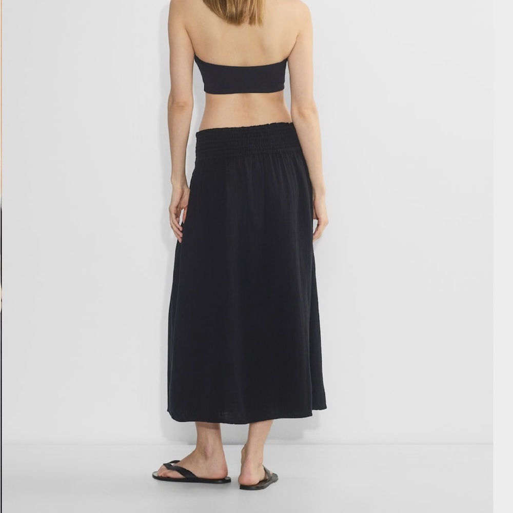 Aritzia new with tag air plush organic cotton Selene skirt black XS sold out! - Picture 5 of 9